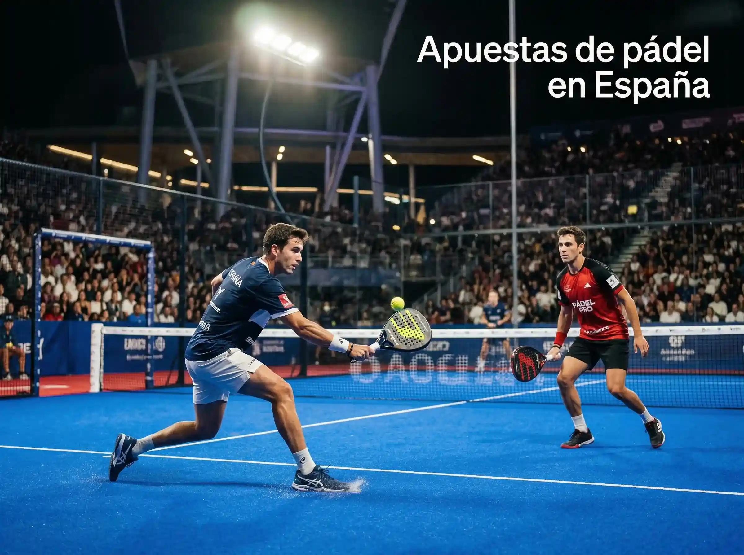 Partido de Premier Padel con estadio lleno de espectadores